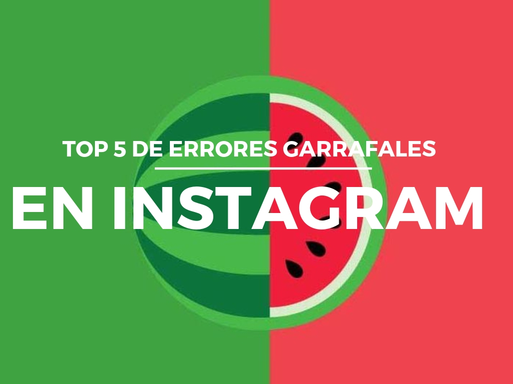 errores frecuentes en Instagram