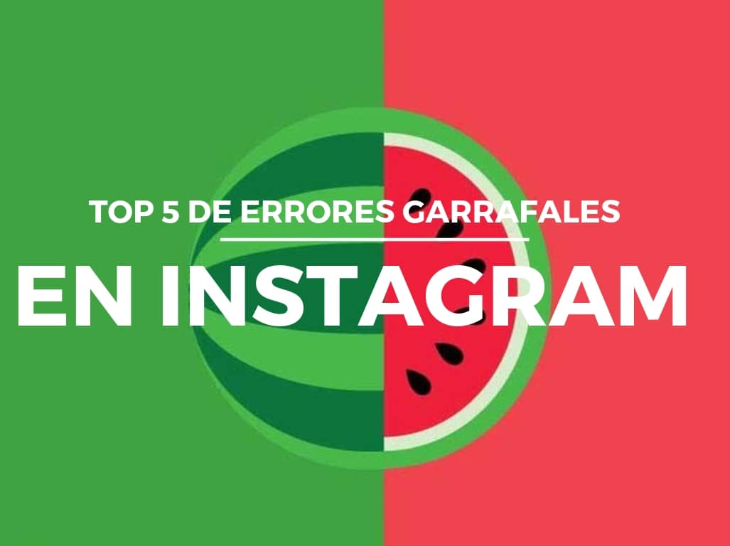 errores en Instagram